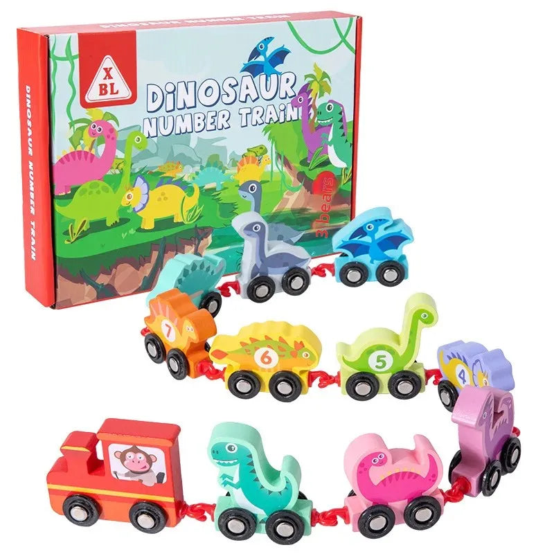 Trem de Madeira de Dinosauro