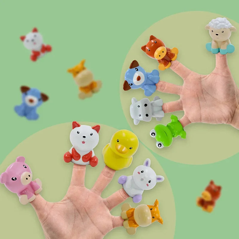 Brinquedo Montessoriano Casinhas de Animais e Fantoches de Dedo.