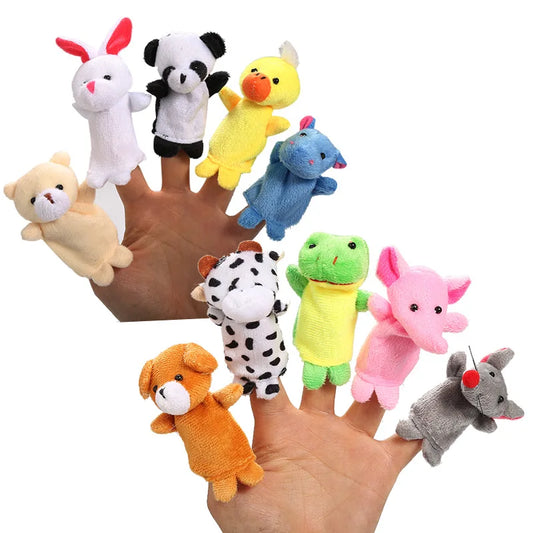 Kit 10 Dedoches Fofos: Animais para Contar Histórias