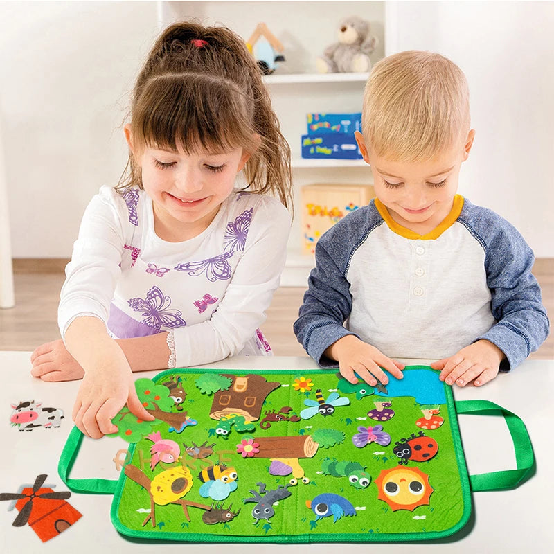 Quadro de Feltro de Aprendizagem