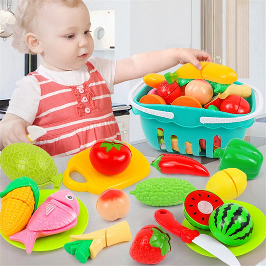 Mini Mercado: Cesta Hortifrúti Montessori